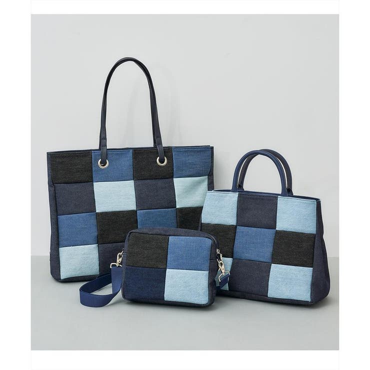 デニムパッチワークトートバッグ | KINGZ | 詳細画像7 