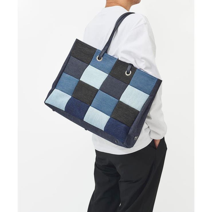 デニムパッチワークトートバッグ | KINGZ | 詳細画像8 