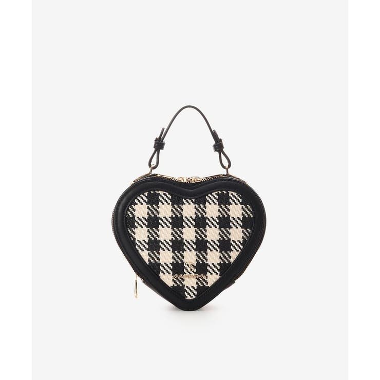 ギンガムチェックハート型ショルダーバッグ | SAMANTHAVEGA | 詳細画像2 