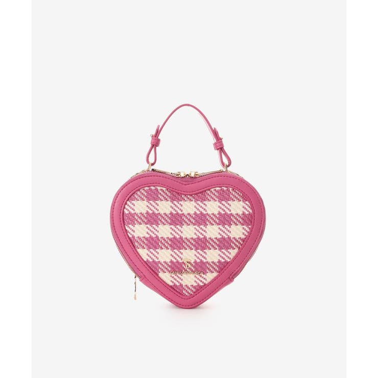 ギンガムチェックハート型ショルダーバッグ | SAMANTHAVEGA | 詳細画像10 