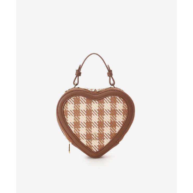 ギンガムチェックハート型ショルダーバッグ | SAMANTHAVEGA | 詳細画像17 