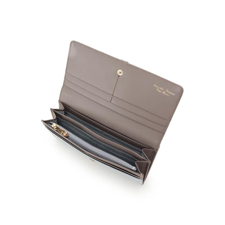 ●値下●新品◇Samantha Thavasa ◇ハートラブレター 長財布 バイカラーフロントベルト 長財布[品番：STJW0014109]｜Samantha