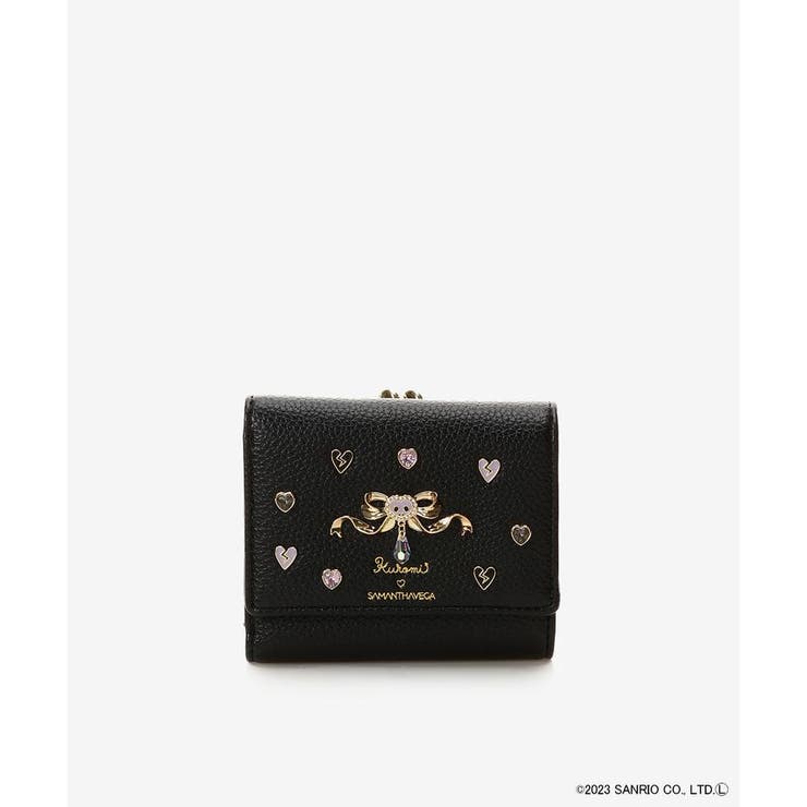 ブラック | ビジュー折財布 | SAMANTHAVEGA