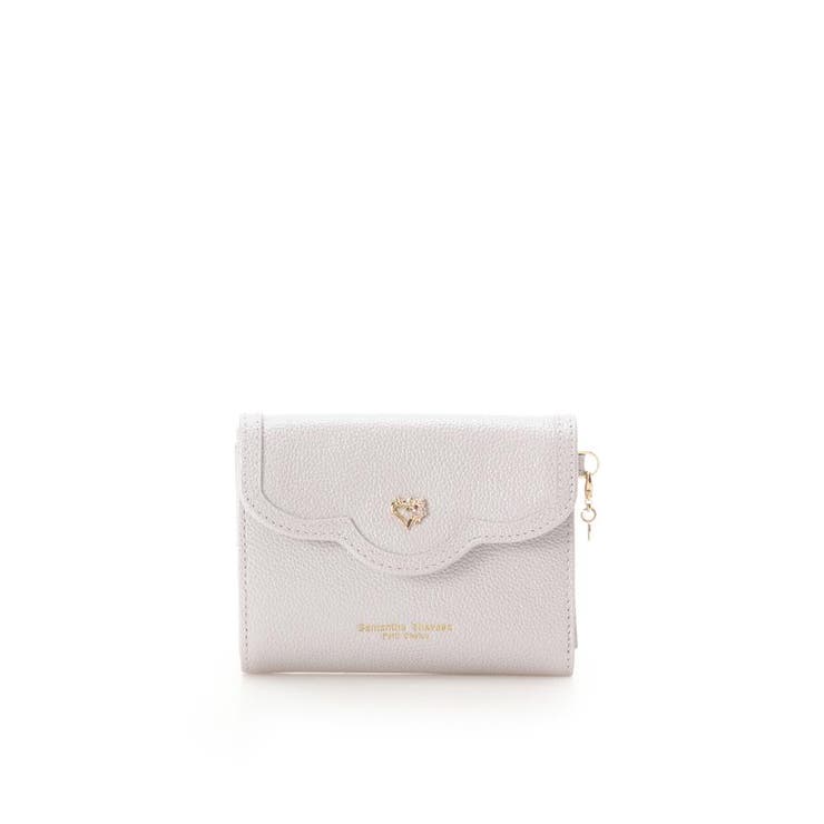 ラベンダー | スカラップハート 折財布 | Samantha Thavasa Petit Choice