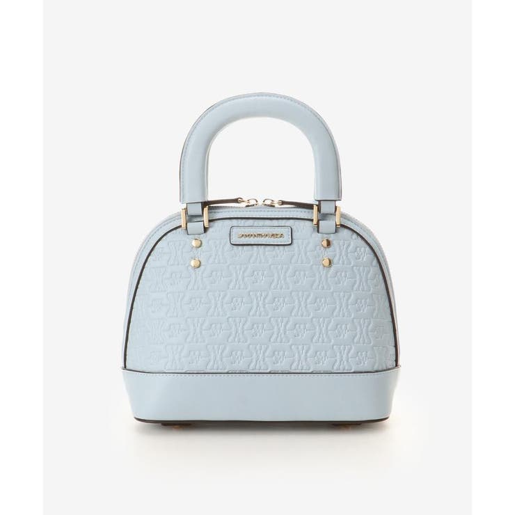 ライトブルー | エンボスポイントステッチショルダーバッグ | SAMANTHAVEGA