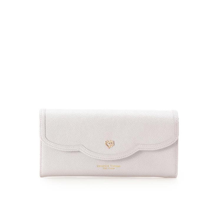 ラベンダー | スカラップハート 長財布 | Samantha Thavasa Petit Choice