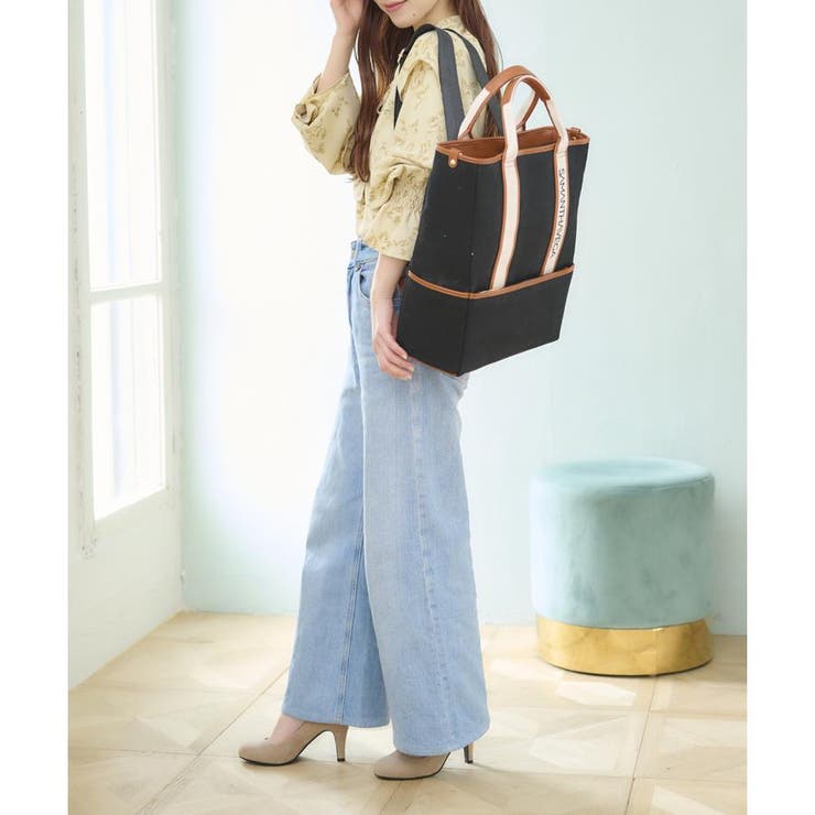 ブラック | ■オンラインショップ＆一部店舗限定■ロゴテープリュック | SAMANTHAVEGA