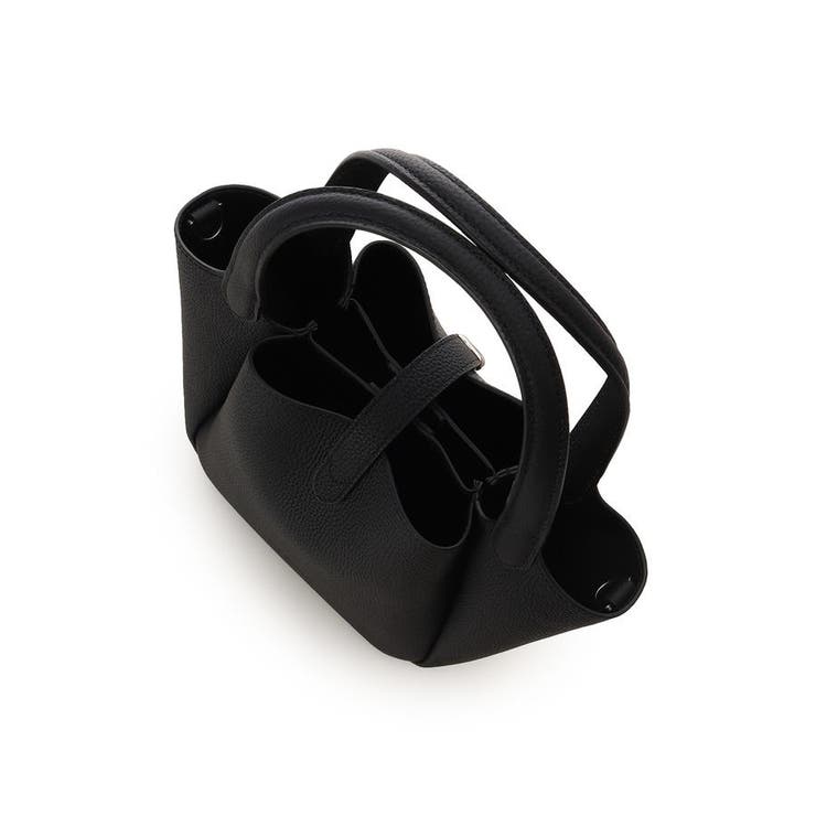 シンプルデザインソフトレザー ハンドバッグ | Samantha Thavasa | 詳細画像4