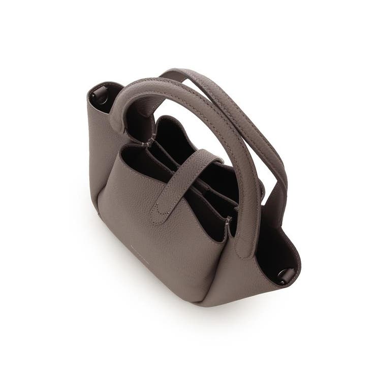 シンプルデザインソフトレザー ハンドバッグ | Samantha Thavasa | 詳細画像11