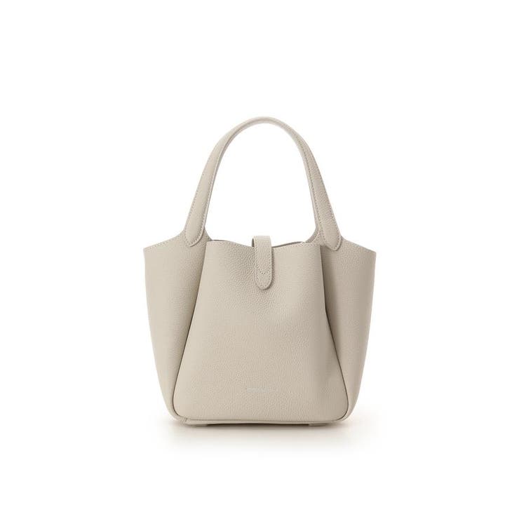 オフホワイト | シンプルデザインソフトレザー ハンドバッグ | Samantha Thavasa