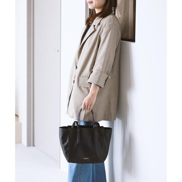 ソフトフェイクレザートートバッグ(小)[品番：STJW0013609]｜Samantha  
