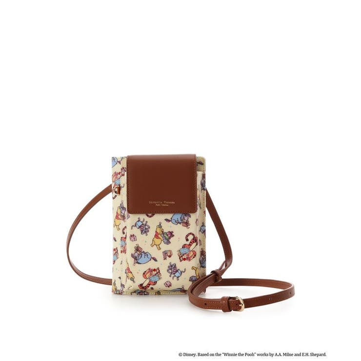 くまのプーさん』コレクション スマホショルダー(総柄)[品番