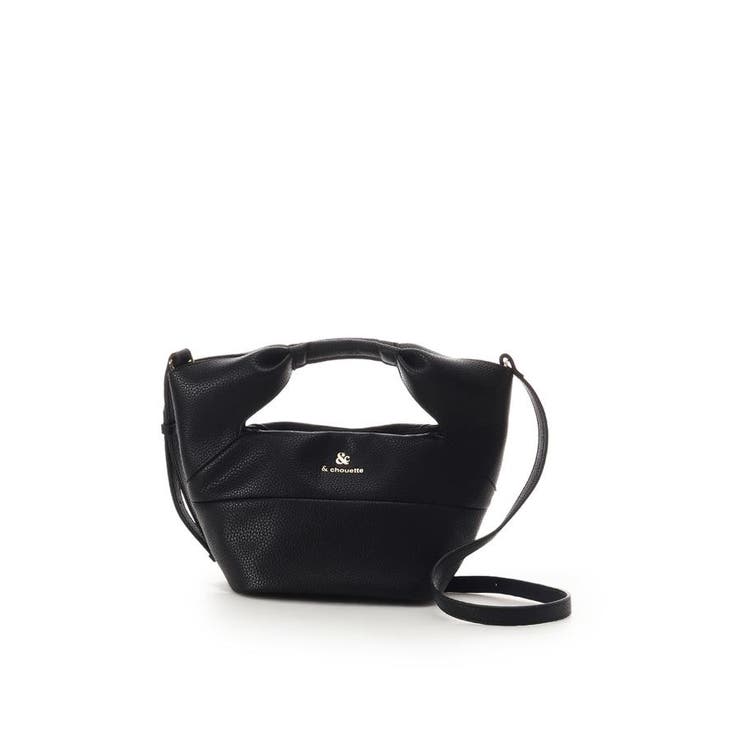ブラック | リボンライクハンドル バッグ | & chouette