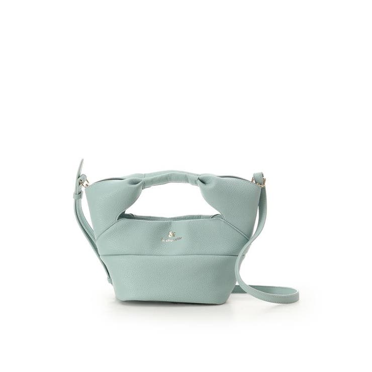 ミント | リボンライクハンドル バッグ | & chouette