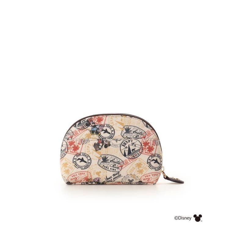 ベージュ | 「ミッキー＆ミニー」TRAVELコレクション ポーチ | Samantha Thavasa