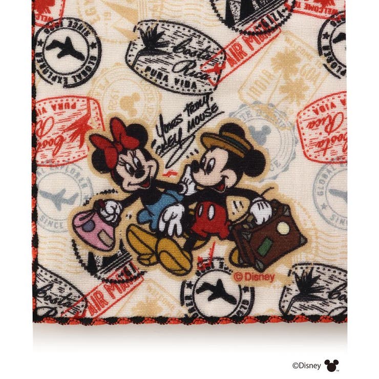 「ミッキー＆ミニー」TRAVELコレクション ハンカチ | Samantha Thavasa | 詳細画像3 