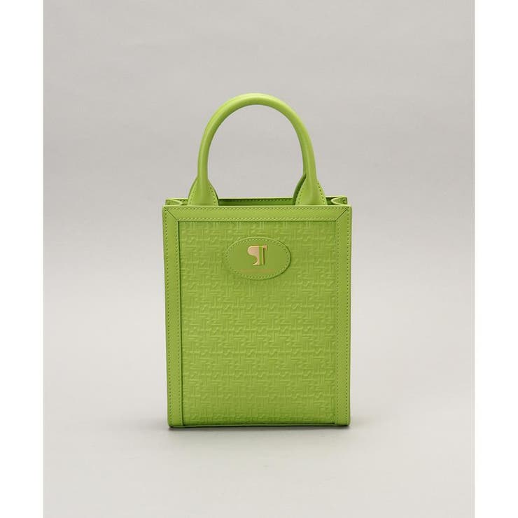 イエローグリーン | Pomme d'espoir ラビラント 縦長スクエアトートバッグ 小 | Samantha Thavasa