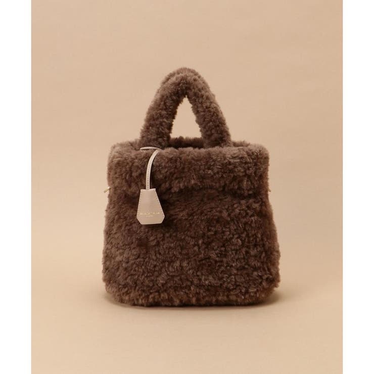 ブラウン | ソフトファー トートバッグ | Samantha Thavasa