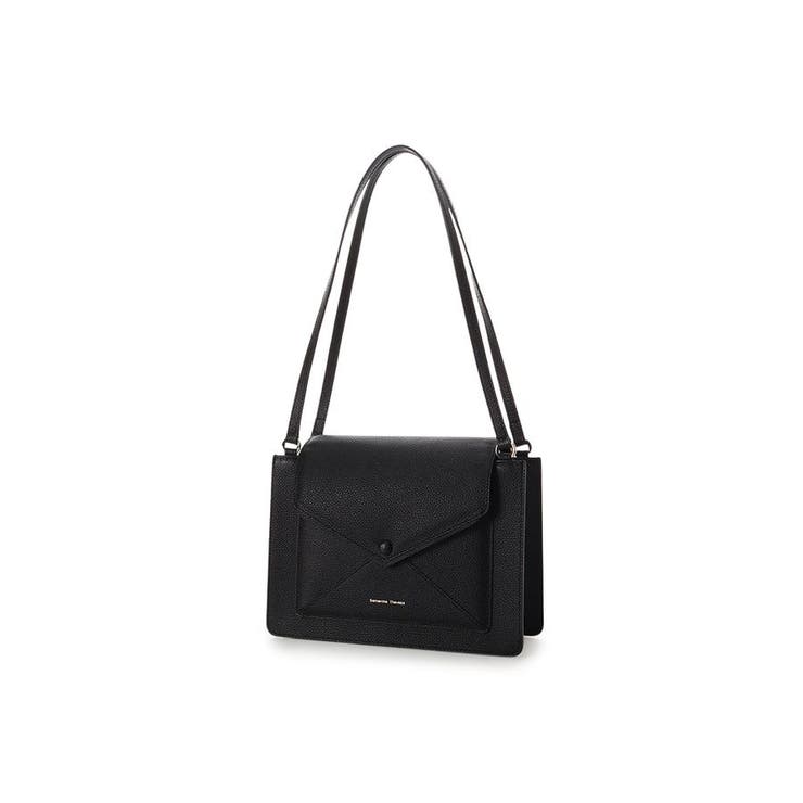 シュリンクレザースクエアトートバッグ[品番：STJW0013788]｜Samantha 
