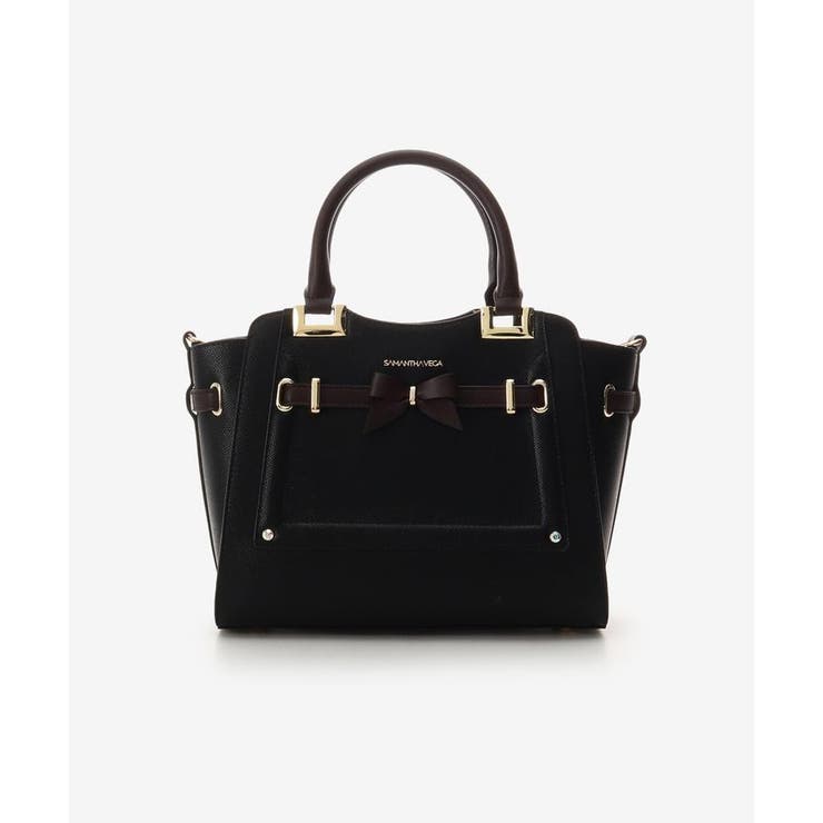 リボンモチーフハンドバッグ[品番：STJW0002561]｜SAMANTHAVEGA