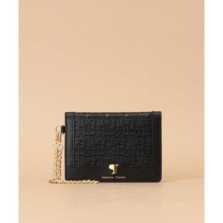 Pomme d'espoir ポムディスポワール 型押しパスケース | Samantha Thavasa | 詳細画像1 