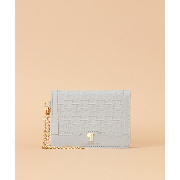 ライトグレー | Pomme d'espoir ポムディスポワール 型押しパスケース | Samantha Thavasa