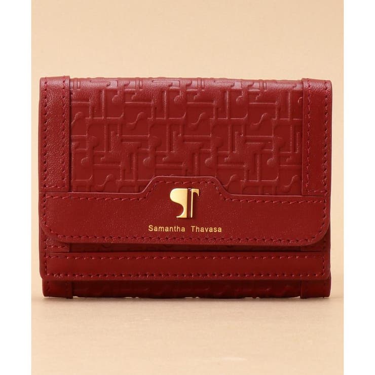 Pomme d'espoir ポムディスポワール 型押しミニ財布 | Samantha Thavasa | 詳細画像25 