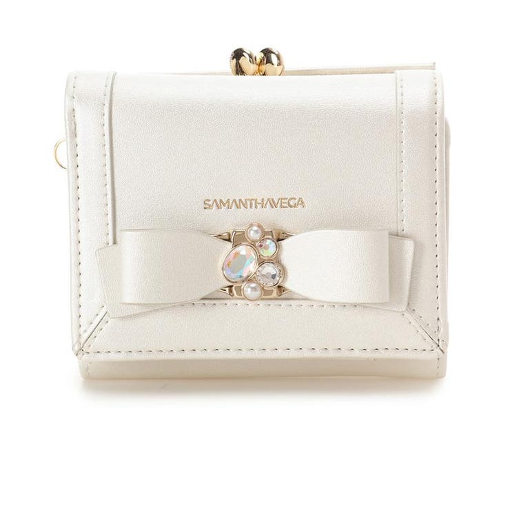 パールカラージュエルリボン折財布 | SAMANTHAVEGA | 詳細画像5 