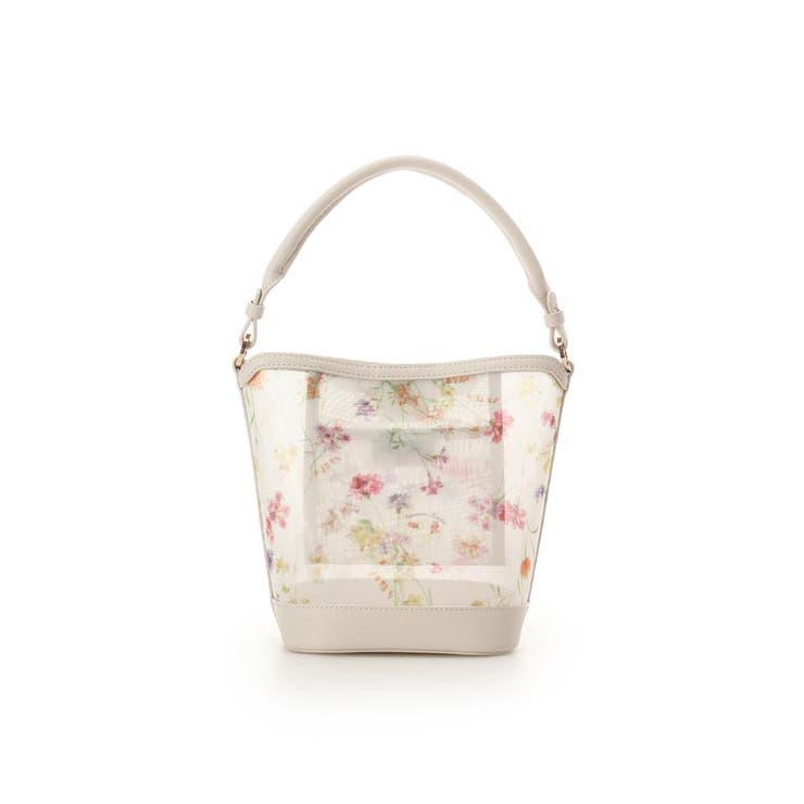 フラワーモチーフチュール ワンハンドルバッグ | Samantha Thavasa | 詳細画像2 