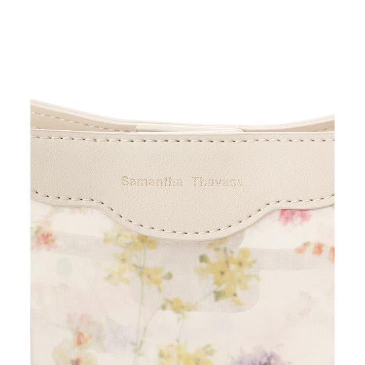 フラワーモチーフチュール ワンハンドルバッグ | Samantha Thavasa | 詳細画像7 