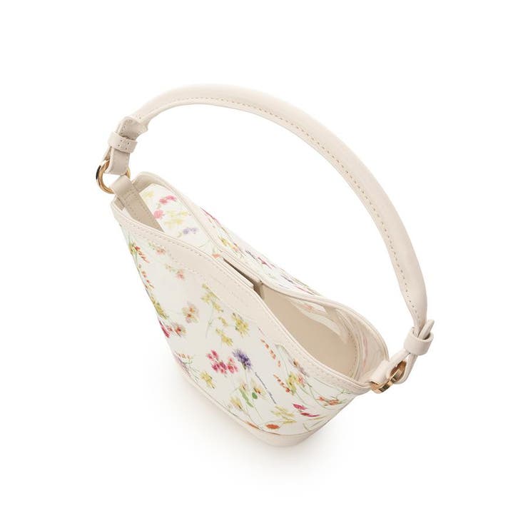 フラワーモチーフチュール ワンハンドルバッグ | Samantha Thavasa | 詳細画像3 