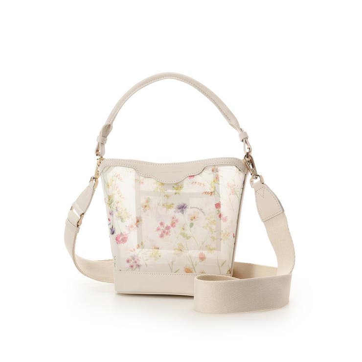 フラワーモチーフチュール ワンハンドルバッグ | Samantha Thavasa | 詳細画像6 