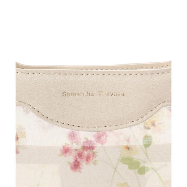 フラワーモチーフチュール トートバッグ | Samantha Thavasa | 詳細画像5 