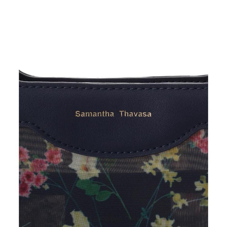 フラワーモチーフチュール トートバッグ | Samantha Thavasa | 詳細画像11 