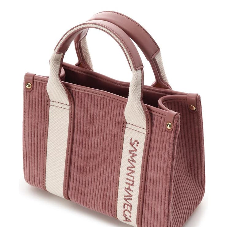 ロゴテープコーデュロイショルダーバッグ（ミニ） | SAMANTHAVEGA | 詳細画像8 