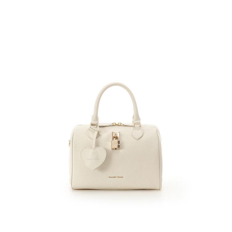 オフホワイト | サマンサ レディ パドロック ボストンバッグ | Samantha Thavasa