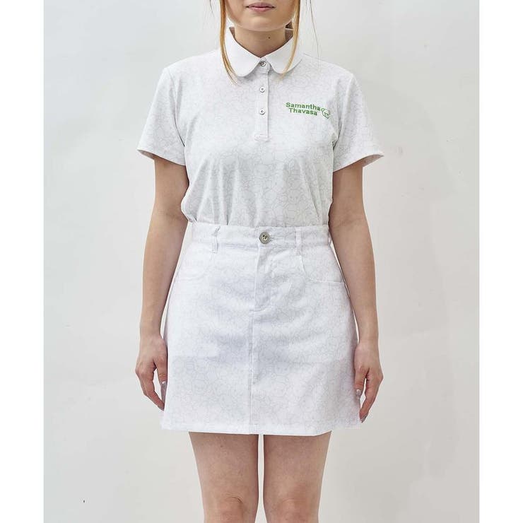 ホワイト | アイミーマルチ柄プリントスカート | Samantha GOLF