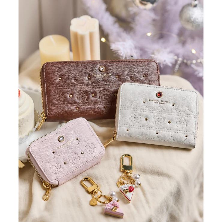 ケーキキルト 折財布[品番：STJW0014042]｜Samantha Thavasa