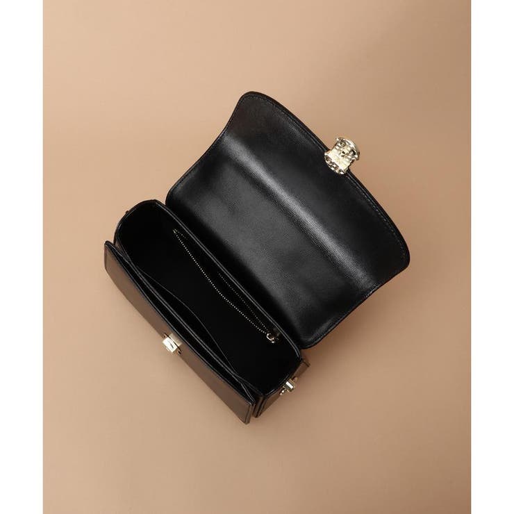 [日韓共同企画]シンプルスプリットレザーハンドバッグ | Samantha Thavasa | 詳細画像4 