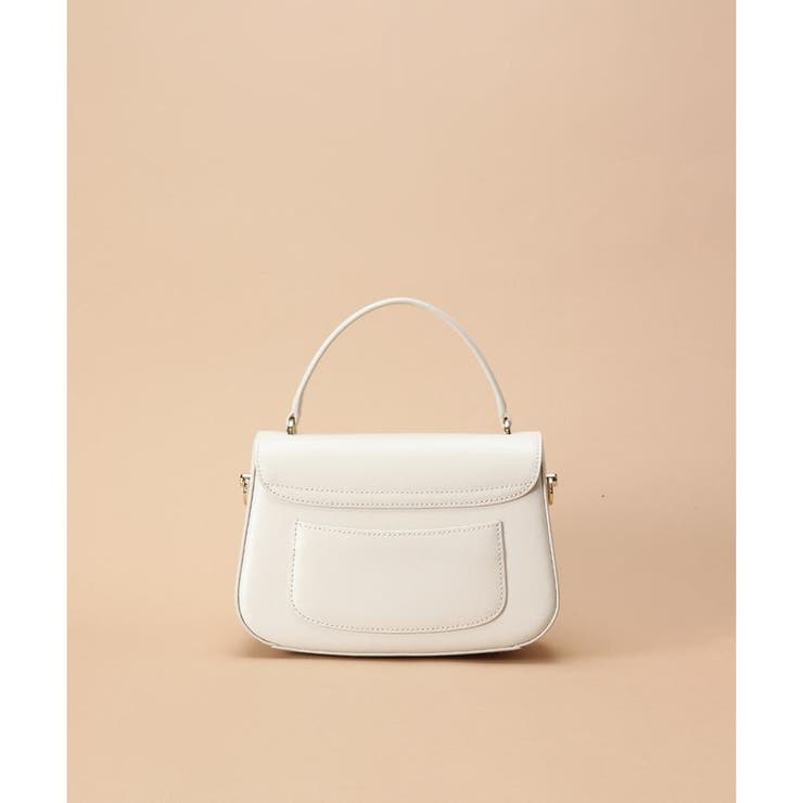 [日韓共同企画]シンプルスプリットレザーハンドバッグ | Samantha Thavasa | 詳細画像8 