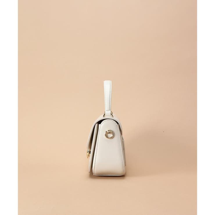 [日韓共同企画]シンプルスプリットレザーハンドバッグ | Samantha Thavasa | 詳細画像7 