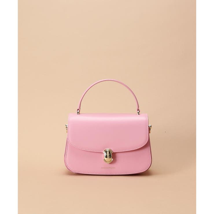 ピンク | [日韓共同企画]シンプルスプリットレザーハンドバッグ | Samantha Thavasa