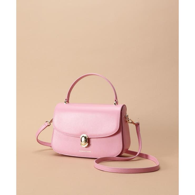 [日韓共同企画]シンプルスプリットレザーハンドバッグ | Samantha Thavasa | 詳細画像18 