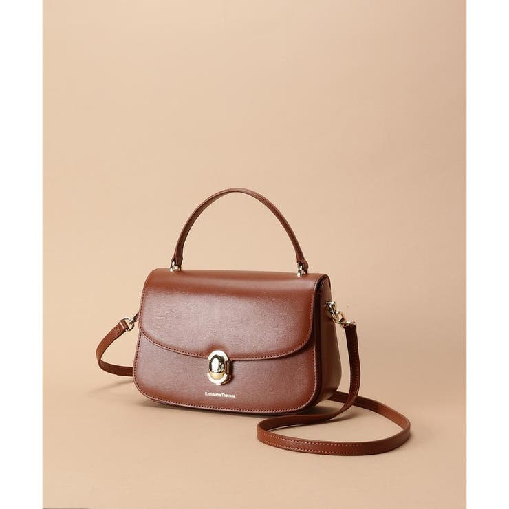 [日韓共同企画]シンプルスプリットレザーハンドバッグ | Samantha Thavasa | 詳細画像24 