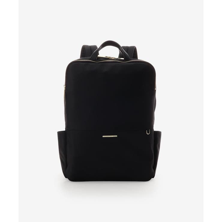 ブラック | シンプルスクエアリュック（PC対応） | & chouette