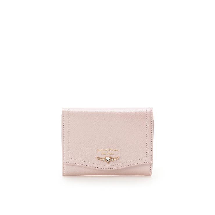 ピンク | クリアハートビジュー 折財布 | Samantha Thavasa Petit Choice