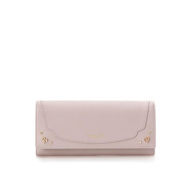 ピンク | サイドハートモチーフ 長財布 | Samantha Thavasa Petit Choice