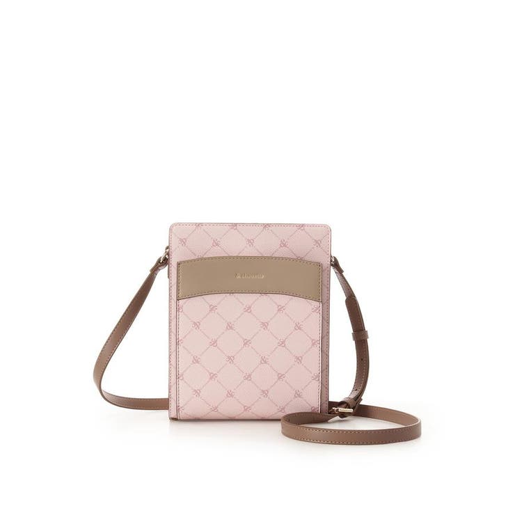 ベビーピンク | モノグラム スクエアショルダーバッグ | & chouette