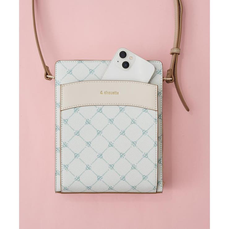 モノグラム スクエアショルダーバッグ | & chouette | 詳細画像15 