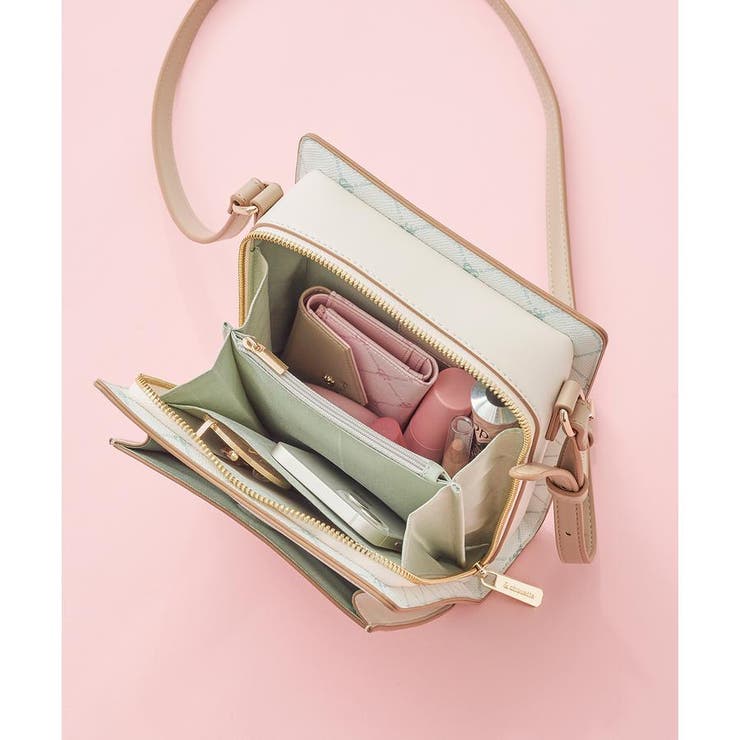 モノグラム スクエアショルダーバッグ | & chouette | 詳細画像16 